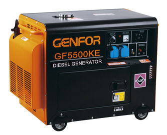 15L Fuel Tank Diesel Power Generator , Small Silent Generator ATS Preheating System